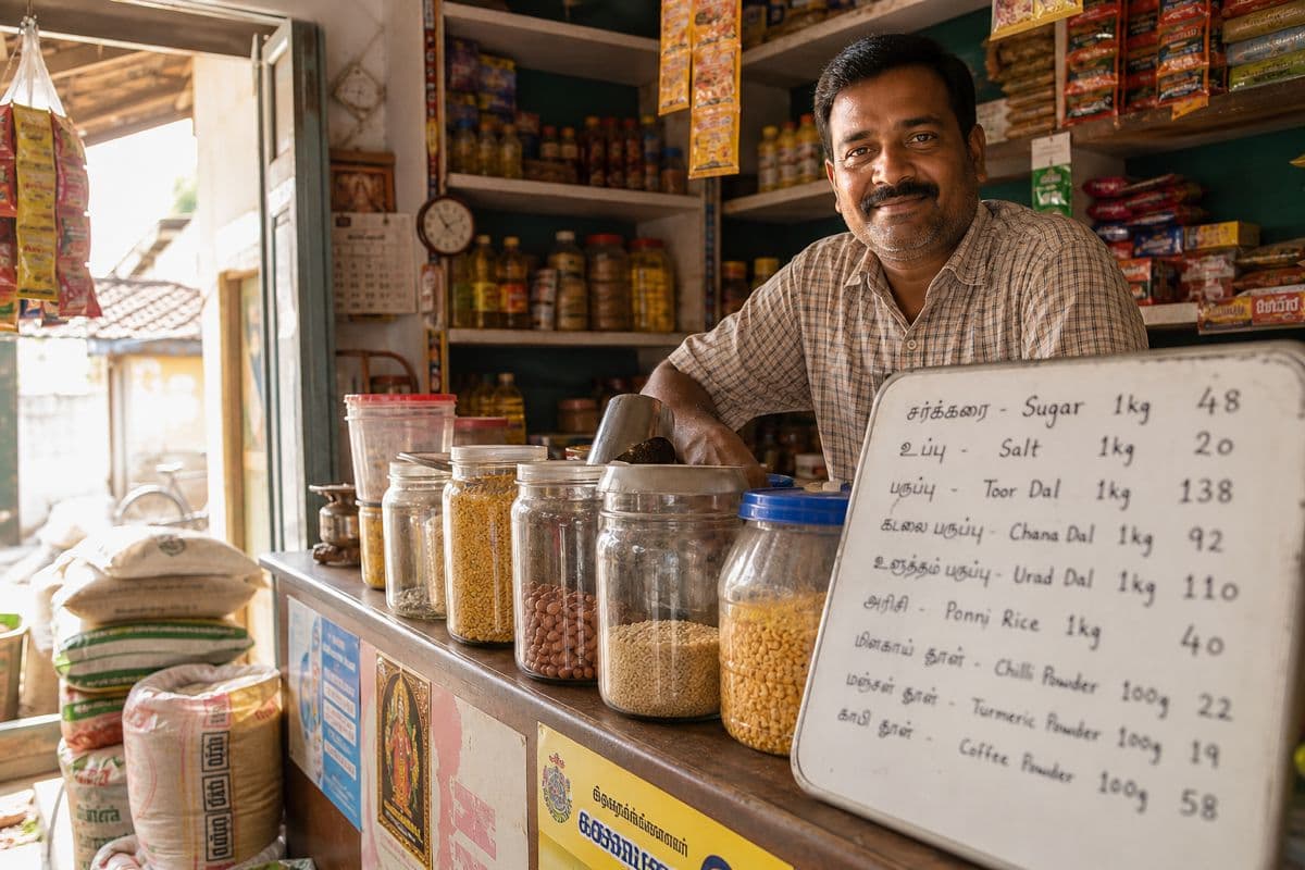 Local shop interior